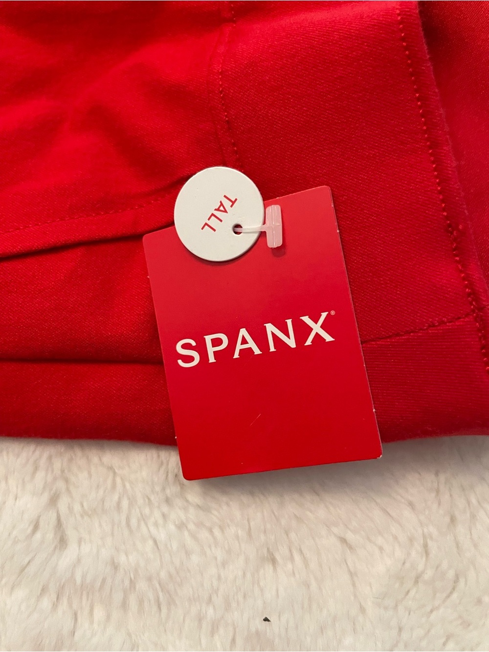 SPANX Red Flare Jeans - Picture 3 of 4